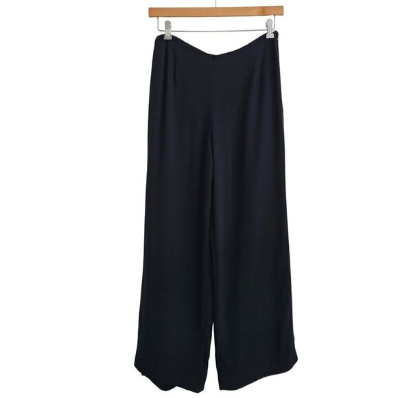 Talbots Pants - Talbots 100% Silk Dress Pants Navy Women Size 12